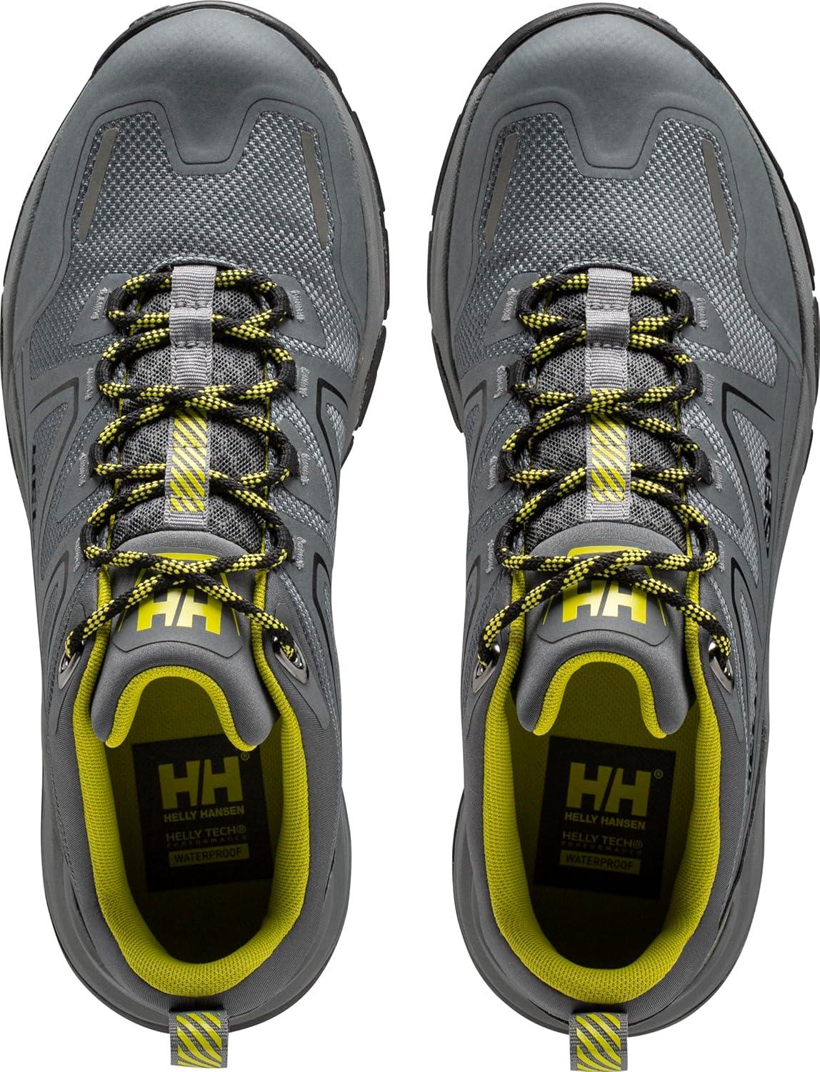 imageHellyHansen Cascade Low HT Mens Waterproof Hiking Boots Durable Outdoor Footwear Lightweight Comfortable Trail Boot965 CharcoalMid Grey