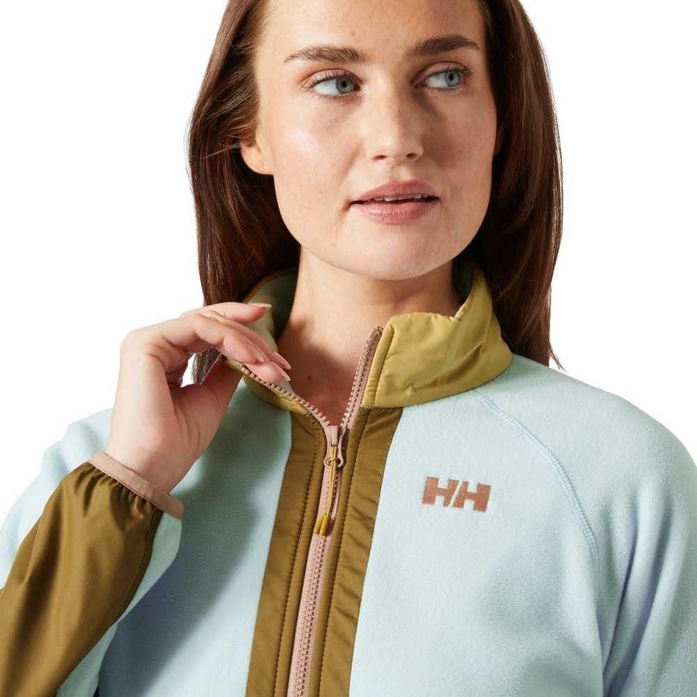 imageHellyHansen Rig Fleece Jacket for Women Warm Outdoor Coat with Breathable Fabric Ideal for Hiking ampamp Casual Wear537 Barely Blue