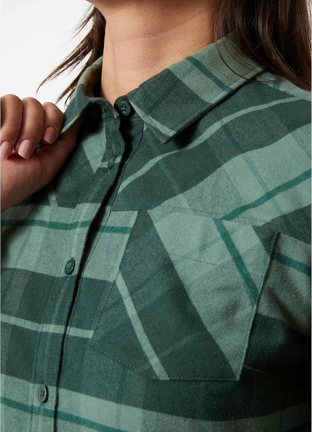 imageHellyHansen Womens Classic Check Ls Shirt495 Darkest Spruce