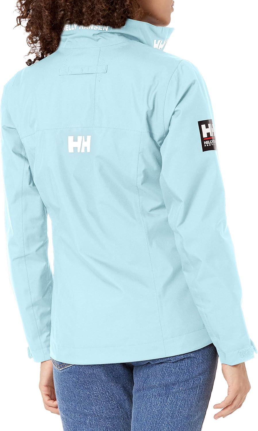 imageHellyHansen Womens Crew Midlayer Waterproof Windproof Breathable Sailing Jacket501 Blue Tint