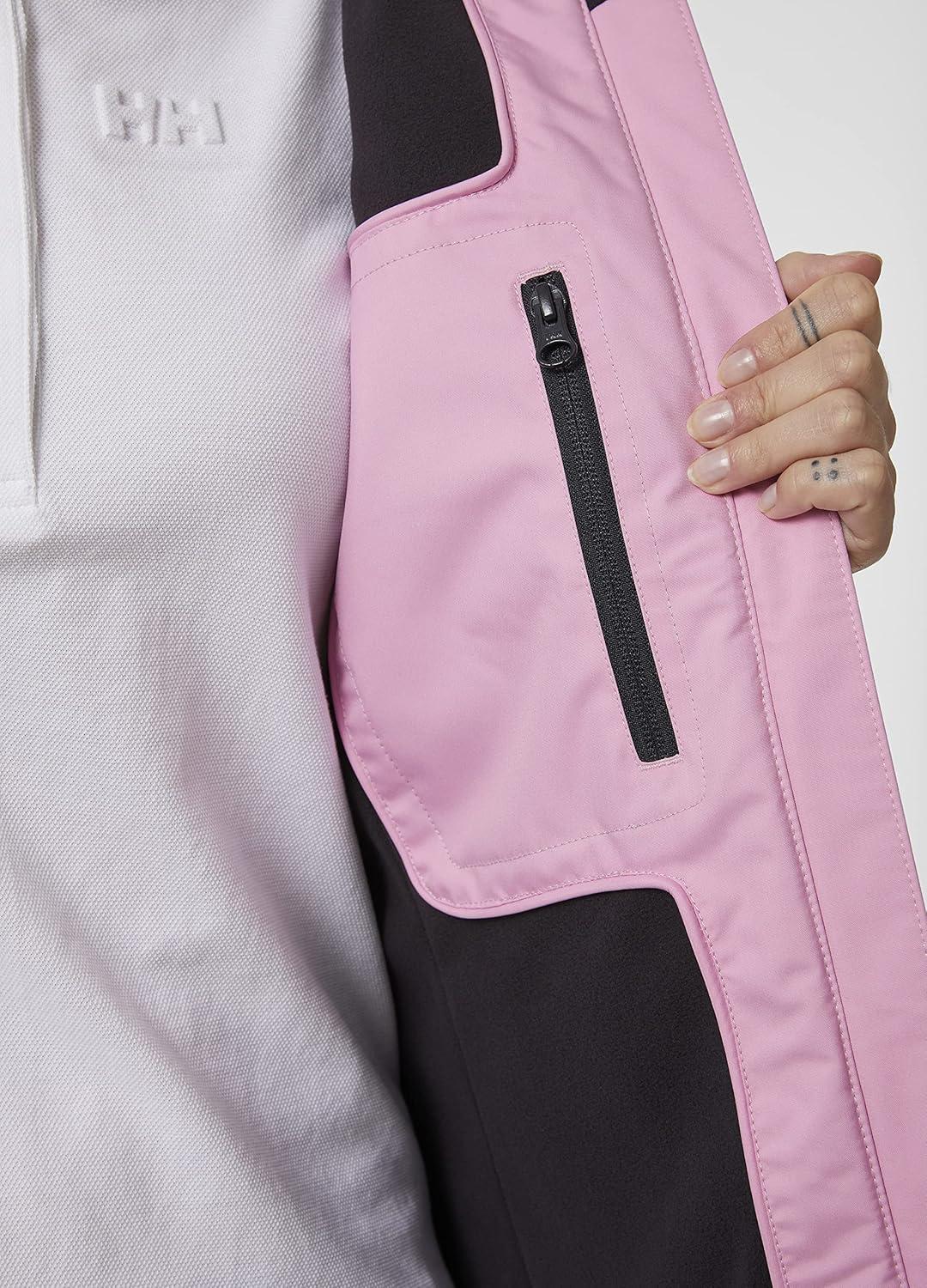 imageHellyHansen Womens Crew Waterproof Windproof Breathable Sailing Jacket095 Pink Sorbet