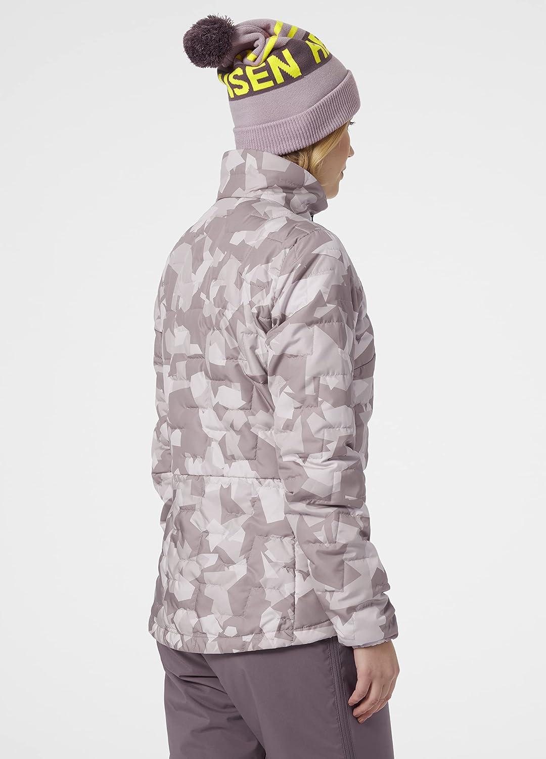 imageHellyHansen Womens Lifaloft Hooded Insulator Jacket692 Dusty Syrin Winter Camo