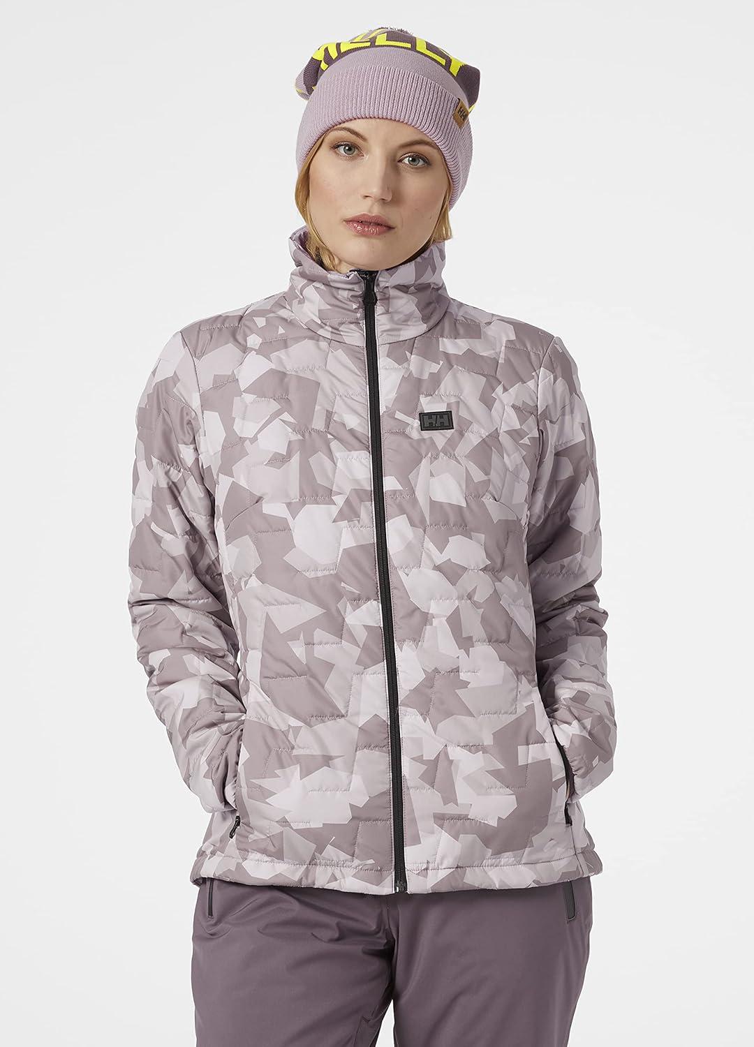 imageHellyHansen Womens Lifaloft Hooded Insulator Jacket692 Dusty Syrin Winter Camo
