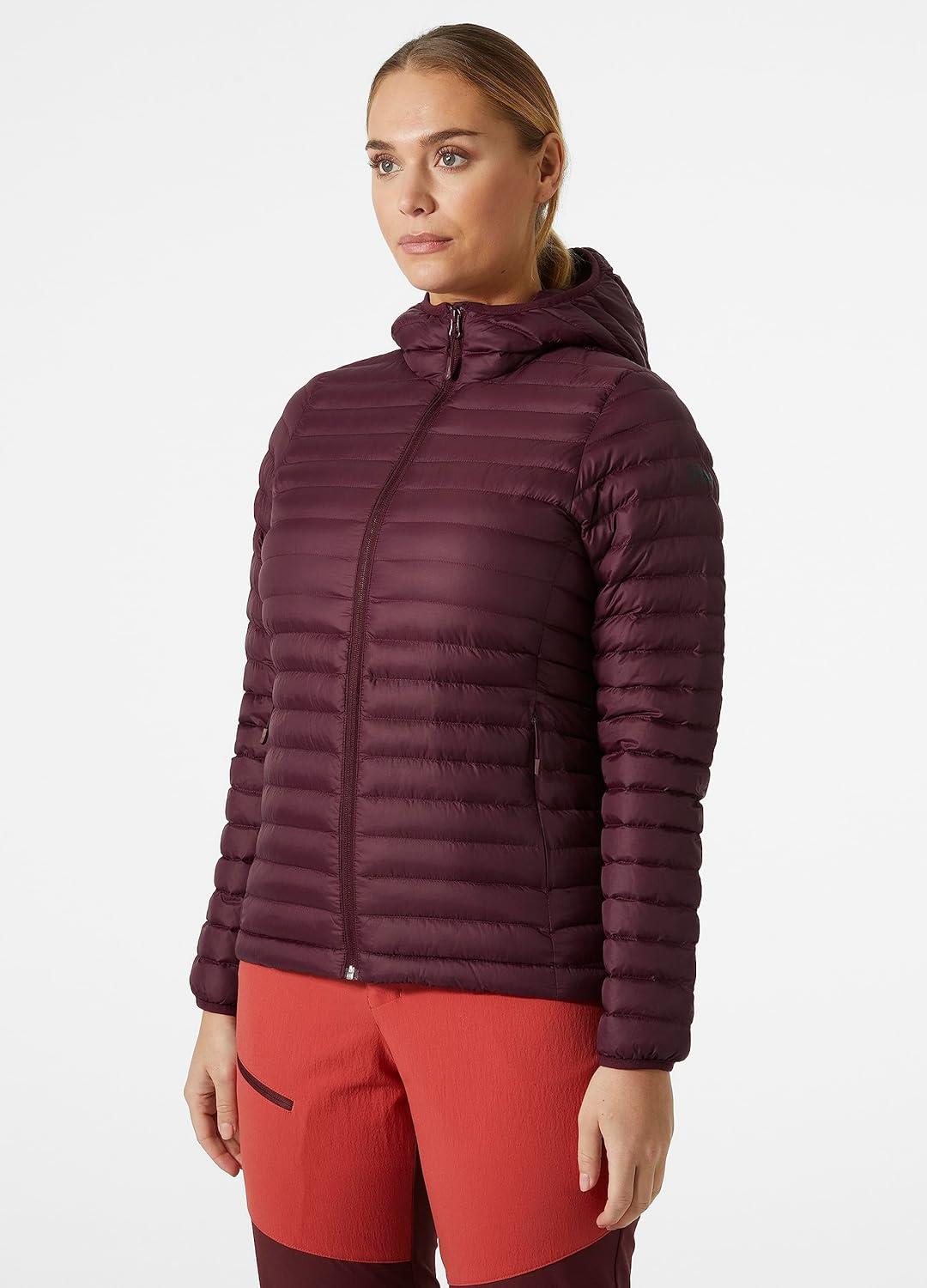 imageHellyHansen Womens Sirdal Hooded Insulator Jack658 Hickory