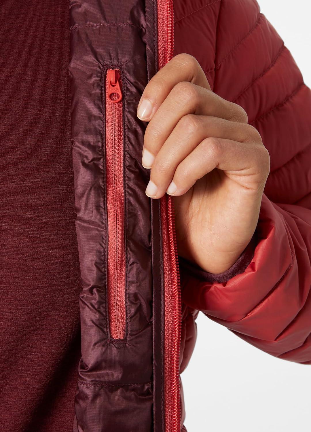 imageHellyHansen Womens Verglas Hood Down Hybrid Ins101 Poppy Red