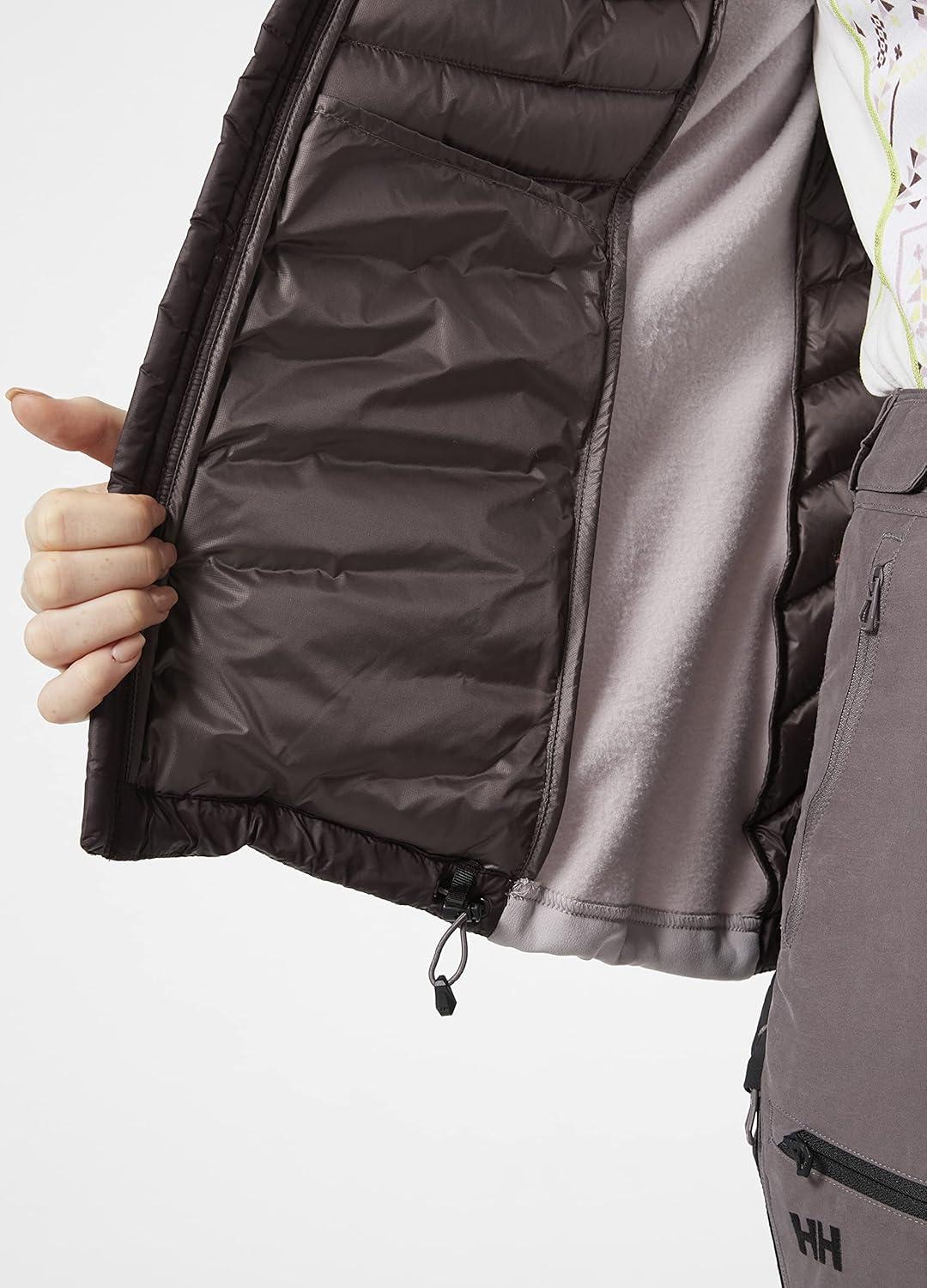 imageHellyHansen Womens Verglas Hood Down Hybrid Ins674 Bourbon