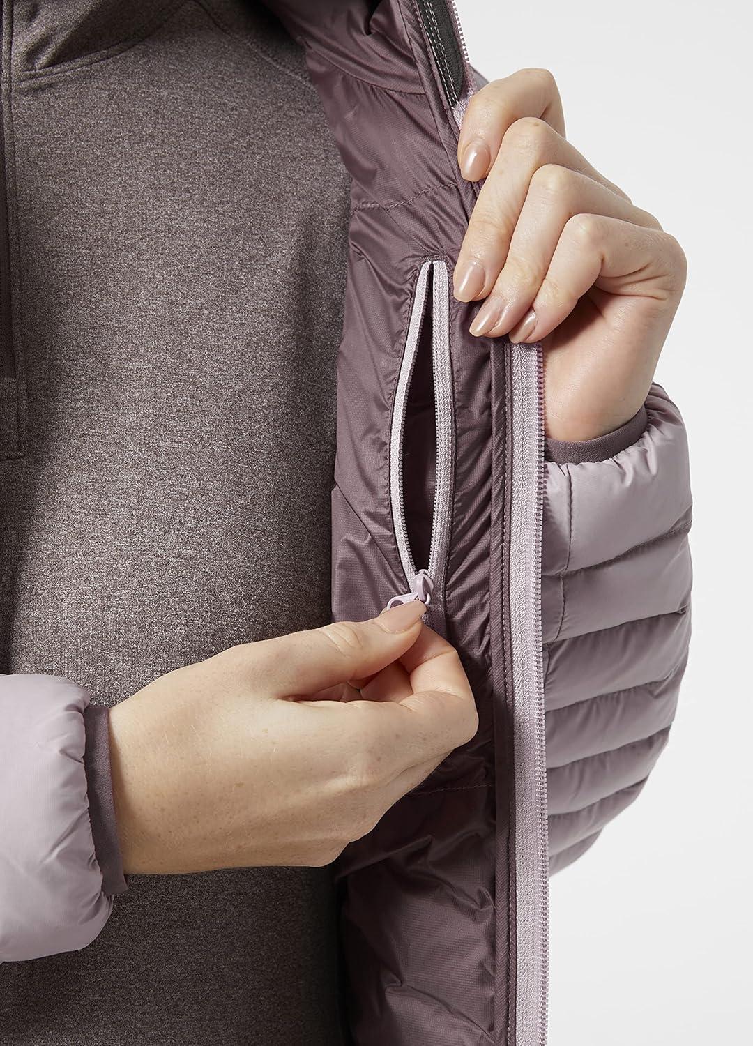 imageHellyHansen Womens Verglas Hood Down Hybrid Ins692 Dusty Syrin