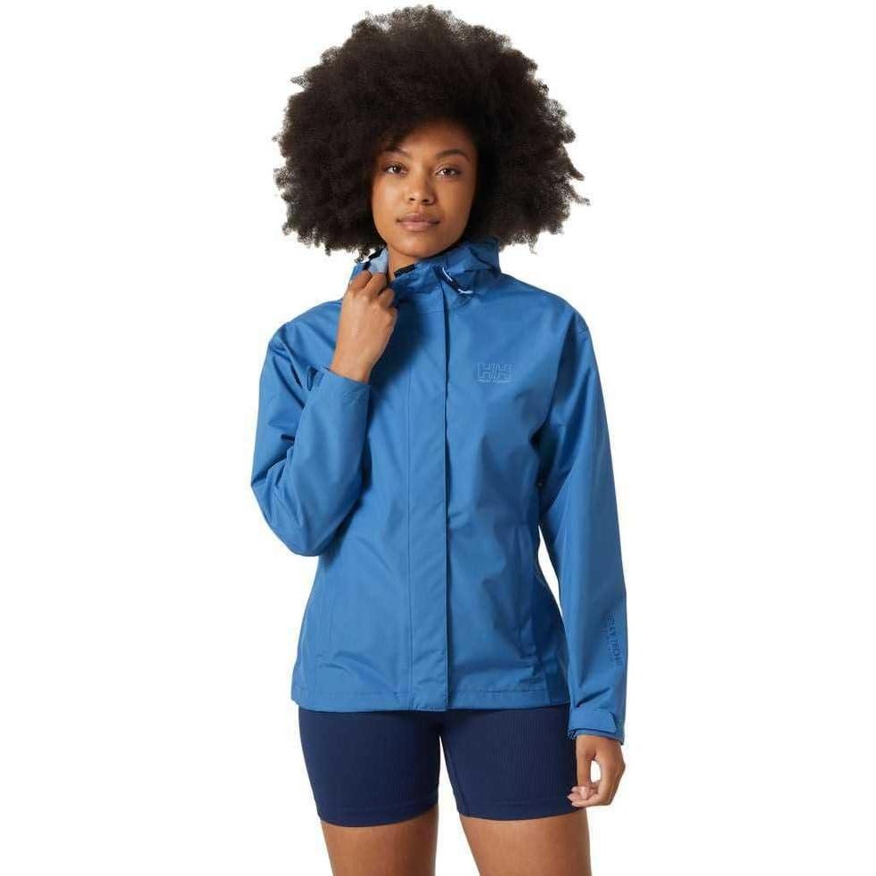 imageHelly Hansen Womens Seven J Waterproof Windproof and Breathable Rain Jacket with Hood636 Azurite