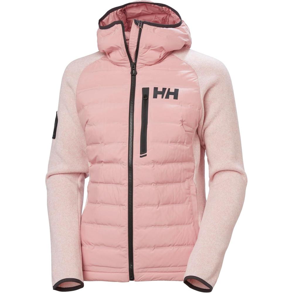 imageHellyHansen Arctic Ocean Hybrid Ins Womens Coat Stylish AthleticInsulated Jackets for Ultimate Warmth ampamp Comfort057 Pink Salt