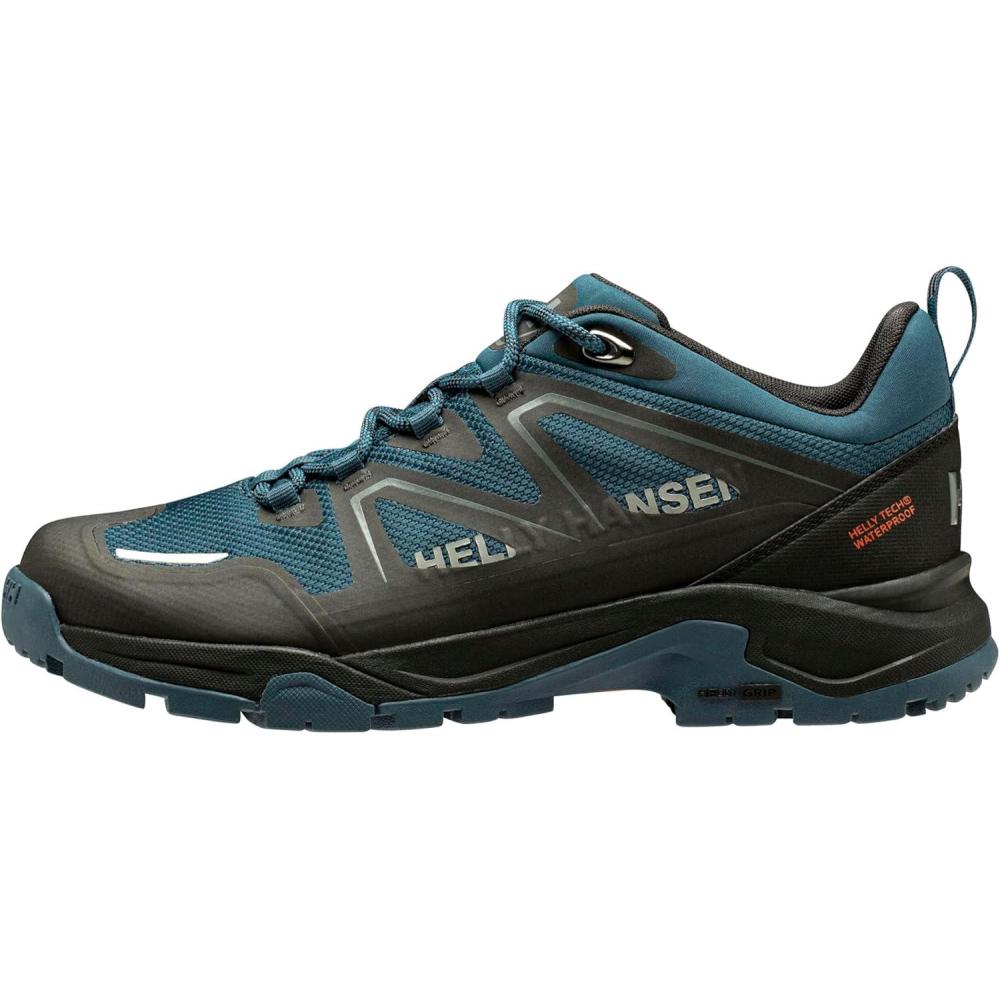 imageHellyHansen Cascade Low HT Mens Waterproof Hiking Boots Durable Outdoor Footwear Lightweight Comfortable Trail Boot589 Deep DiveBlack