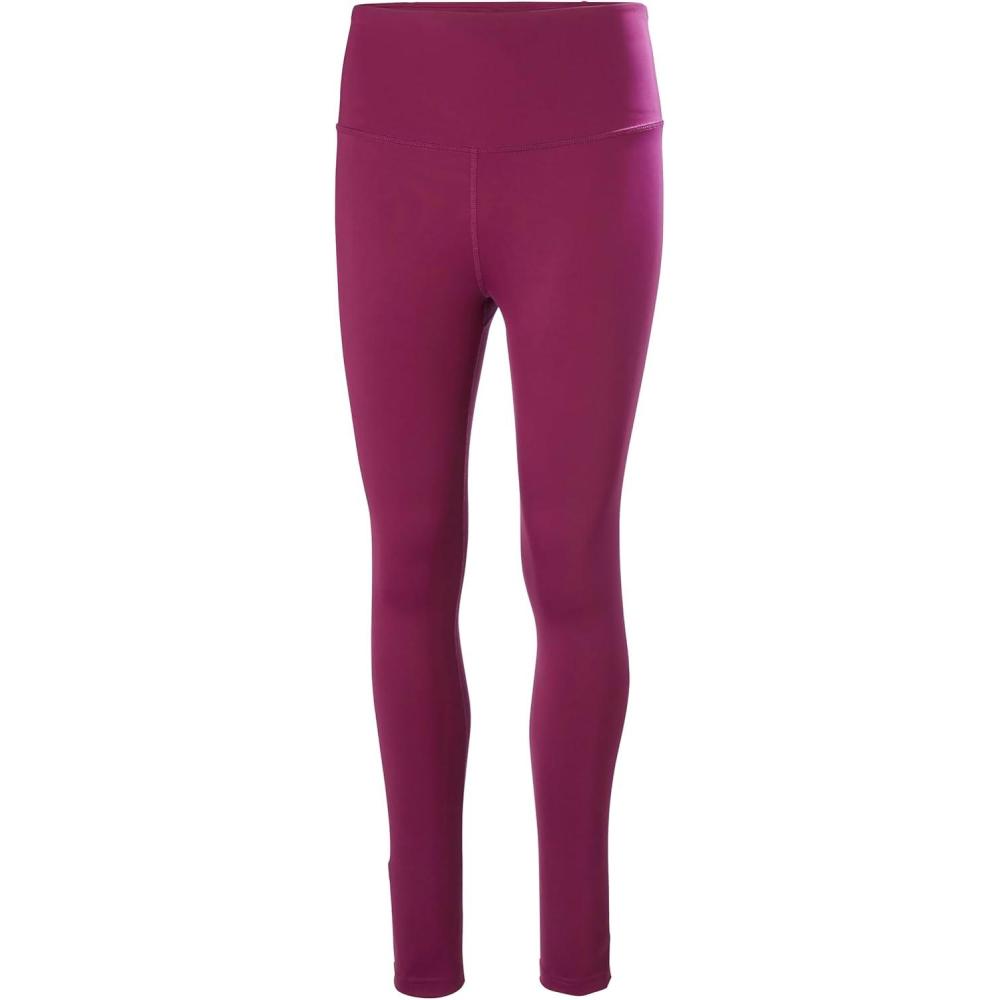 imageHellyHansen Roam Legging Womens Athletic Performance Pants MoistureWicking Breathable Ideal for Yoga ampamp Training691 Dark Magenta