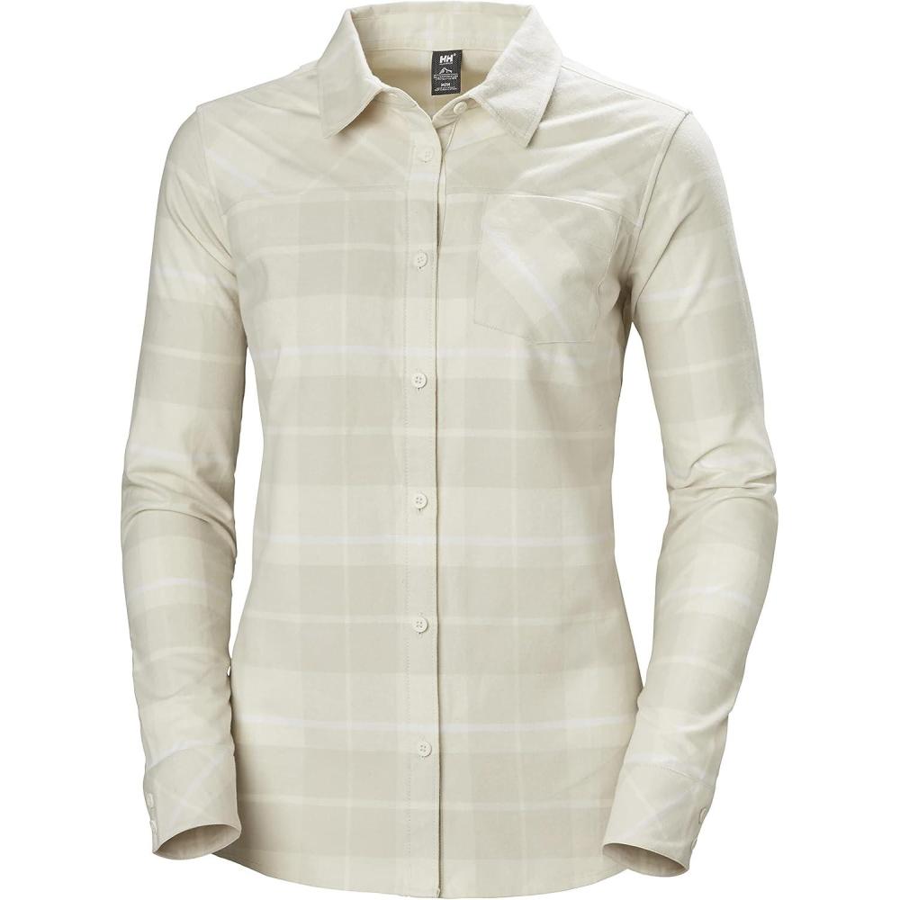 imageHellyHansen Womens Classic Check Ls Shirt047 Snow Skog Plaid