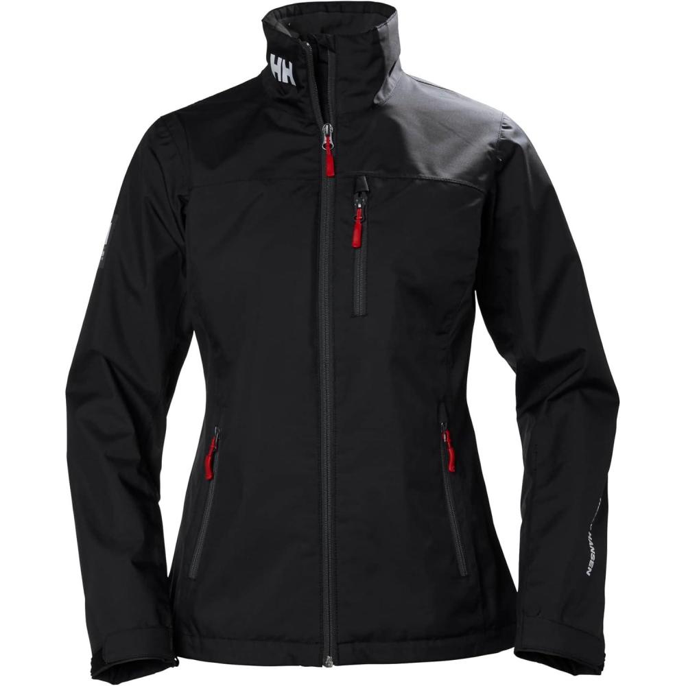 imageHellyHansen Womens Crew Waterproof Windproof Breathable Sailing Jacket991 Black