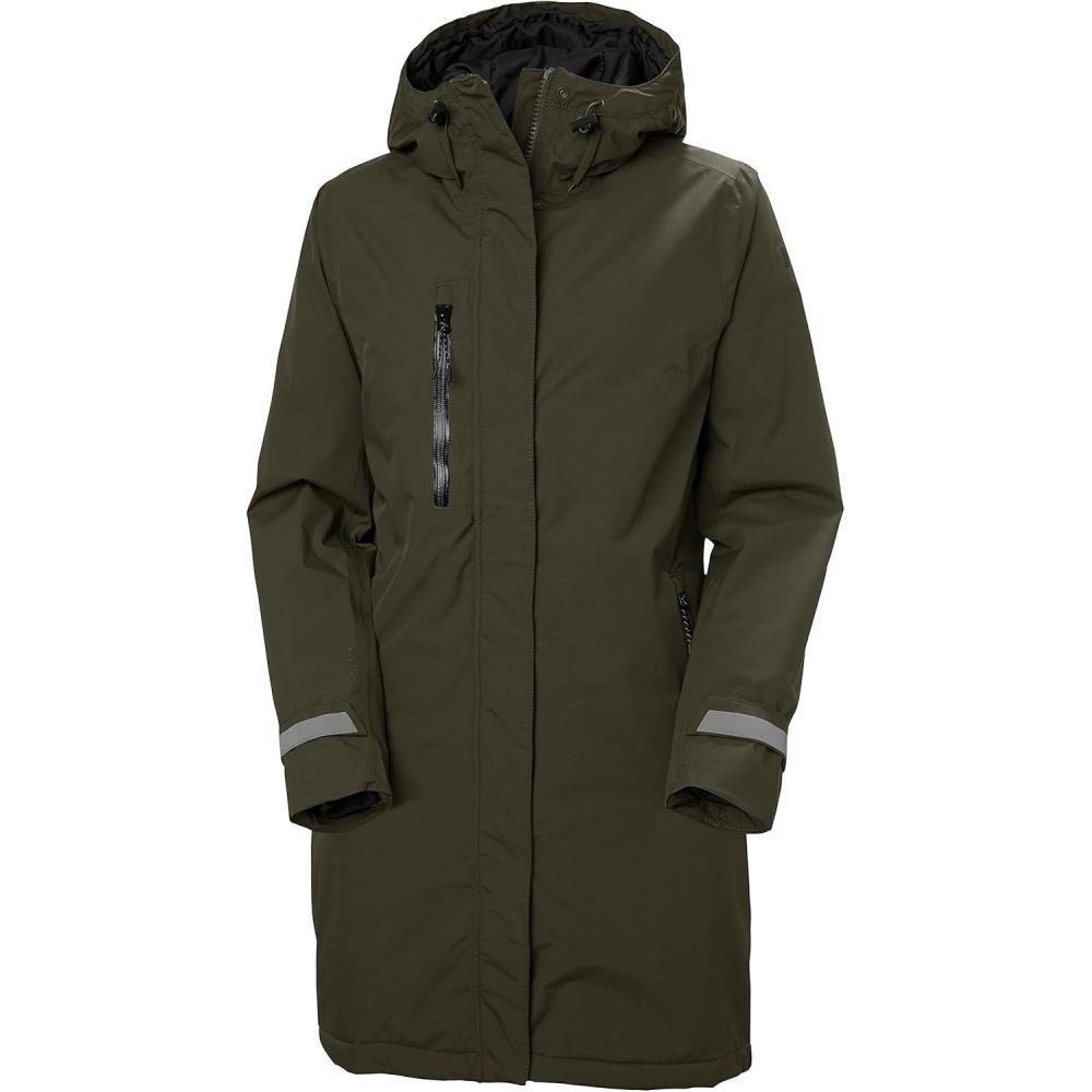 imageHellyHansen Womens Helly Hansen Womens Adore Insulated Rain Coat431 Utility Green