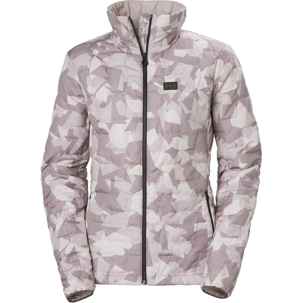 imageHellyHansen Womens Lifaloft Hooded Insulator Jacket692 Dusty Syrin Winter Camo