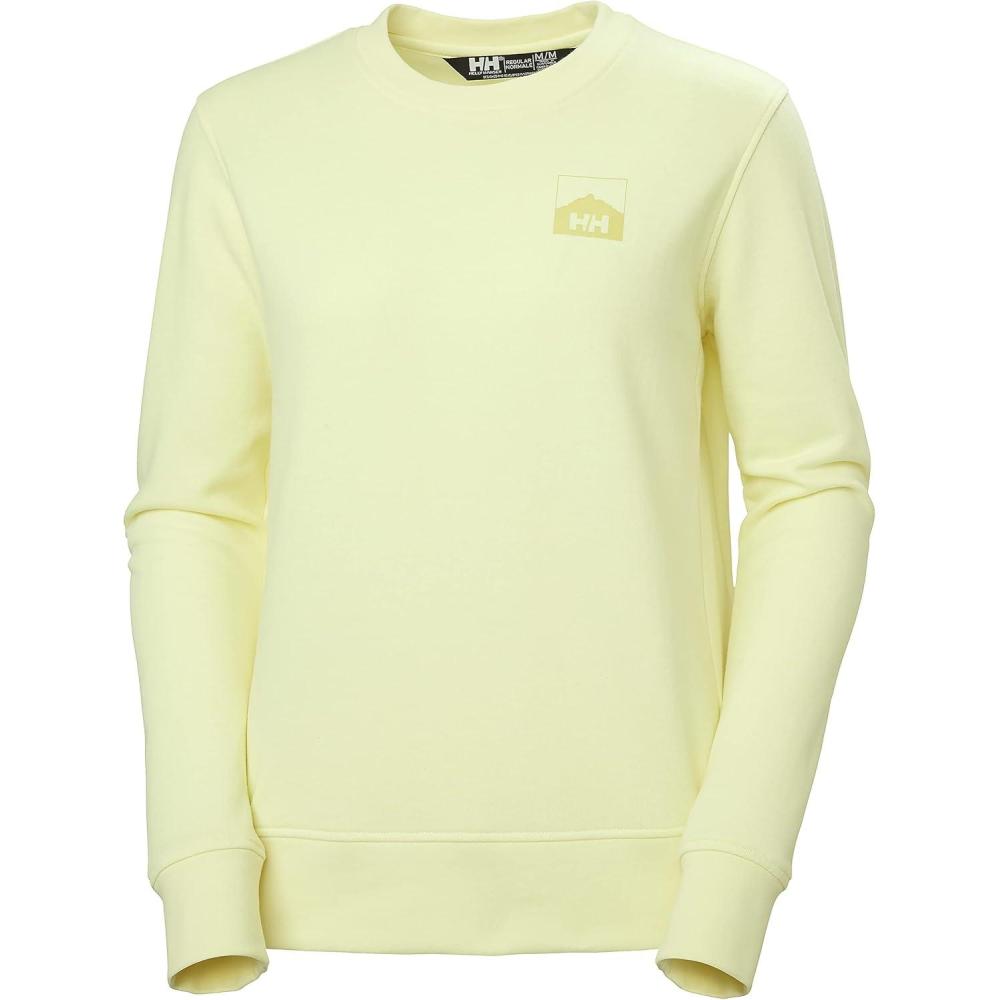 imageHellyHansen Womens Nord Graphic Sweatshirt333 Faded Yellow Melange