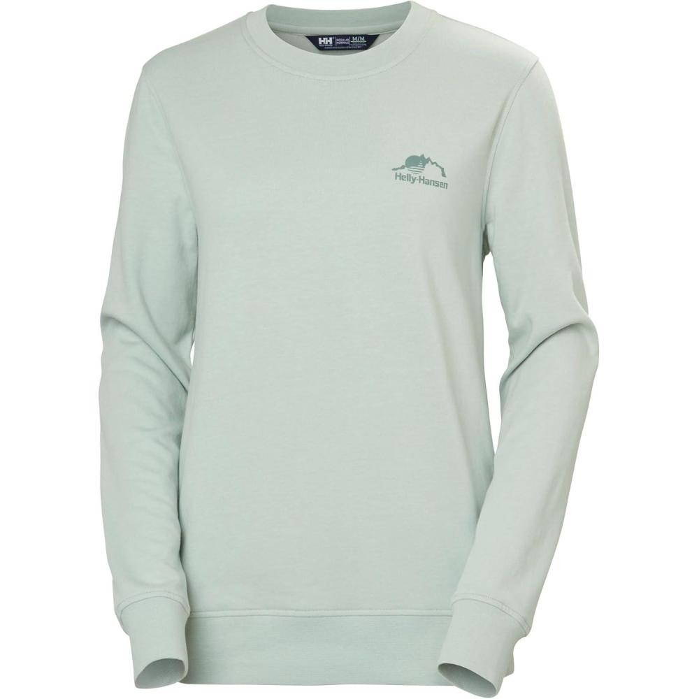 imageHellyHansen Womens Nord Graphic Sweatshirt462 Green Mist