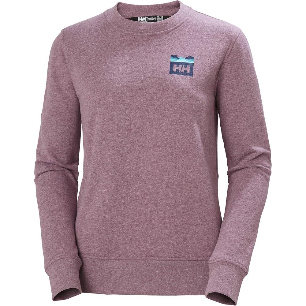 imageHellyHansen Womens Nord Graphic Sweatshirt662 Wild Rose Melange