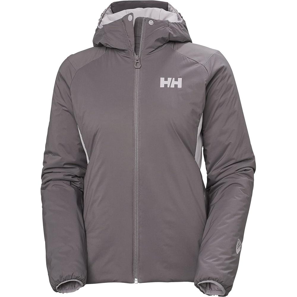 imageHellyHansen Womens Odin Stretch Hooded Insulator Jacket656 Sparrow Grey