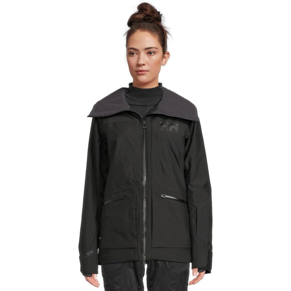 imageHellyHansen Womens Powderqueen 30 Waterproof Ski Jacket990 Black