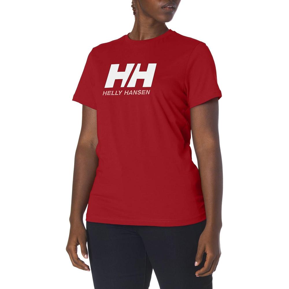 imageHellyHansen Womens Standard Hh Logo Tshirt215 Oxblood