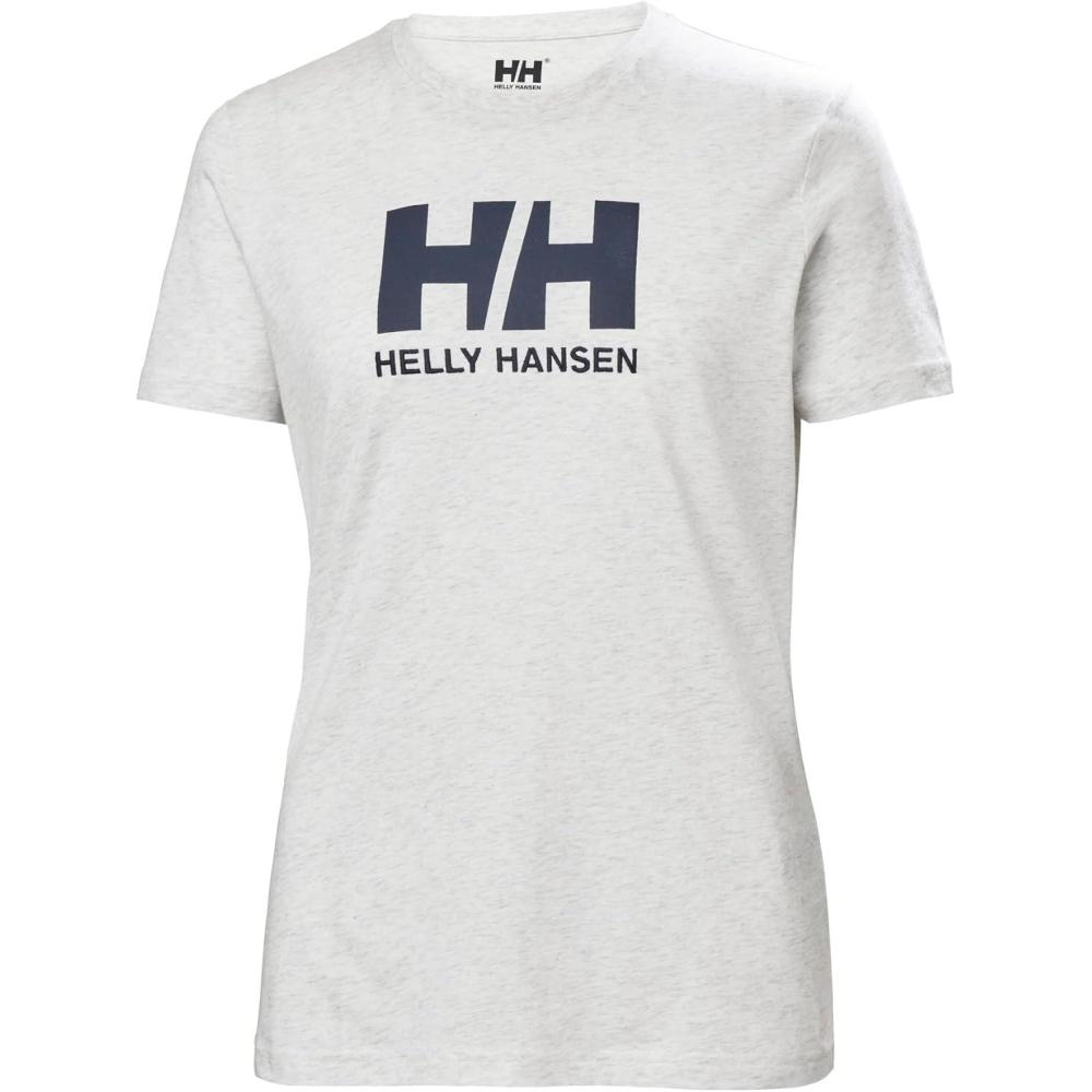 imageHellyHansen Womens Standard Hh Logo Tshirt823 Nimbus Cloud Melange