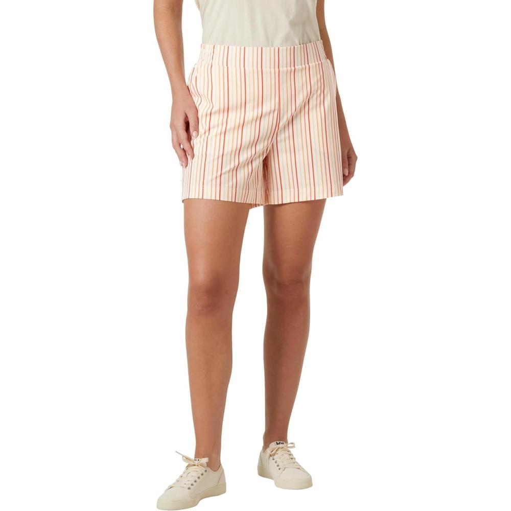 imageHellyHansen Womens Standard Thalia Shorts 20306 Apricot Crush Multistripe