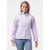 Helly Hansen Women’s Seven J Waterproof, Windproof, and Breathable Rain Jacket with Hood(697 Lilatech)