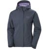 Helly Hansen Women’s Seven J Waterproof, Windproof, and Breathable Rain Jacket with Hood(860 Alpine Frost)
