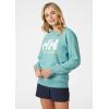 Helly-Hansen 34003 Women’s Logo Crew Sweat Shirt(648 Glacier Blue)