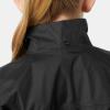 Helly-Hansen Jr Loke Jacket Unisex Raincoat with YKK Zipper, Detachable Hood, Adjustable Cuffs, Recycled Material(991 Black)
