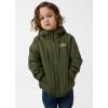 Helly-Hansen Kids Unisex Champ Reversible Jacket(432 Utility Green Aop)