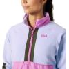 Helly-Hansen Rig Fleece Jacket for Women, Warm Outdoor Coat with Breathable Fabric, Ideal for Hiking & Casual Wear(698 Bright Lavender)