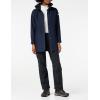 Helly-Hansen Womens Aden Waterproof Breathable Hooded Long Rain Jacket(597 Navy)