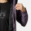 Helly-Hansen Womens Aden Waterproof Breathable Hooded Long Rain Jacket(654 Smoked Purple)