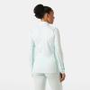 Helly-Hansen Women’s LIFA Merino Midweight Graphic 1/2 Zip Base Layer Shirt(562 Icicle Nordic Rose Aop)