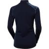 Helly-Hansen Women’s LIFA Merino Midweight Graphic 1/2 Zip Base Layer Shirt(600 Navy Nordic Rose Aop)