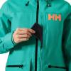 Helly-Hansen Womens Powderqueen 3.0 Waterproof Ski Jacket(Green)