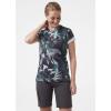 Helly-Hansen Women’s Standard Hh Logo T-shirt(436 Midnight Green Esra Print)