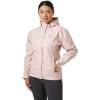Helly Hansen Women’s Seven J Waterproof, Windproof, and Breathable Rain Jacket with Hood(094 Pink Cloud)
