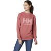 Helly-Hansen 34003 Women’s Logo Crew Sweat Shirt(143 Faded Rose Melange)
