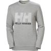 Helly-Hansen 34003 Women’s Logo Crew Sweat Shirt(820 Silver Grey Melange)