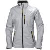 Helly-Hansen Women’s Crew Waterproof Windproof Breathable Sailing Jacket(853 Grey Fog)