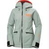 Helly-Hansen Womens Powderqueen 3.0 Waterproof Ski Jacket(406 Jade 2.0 Melange)