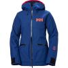 Helly-Hansen Womens Powderqueen 3.0 Waterproof Ski Jacket(606 Deep Fjord Melange)