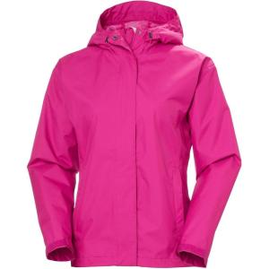 Helly Hansen Women’s Seven J Waterproof, Windproof, and Breathable Rain Jacket with Hood(663 Magenta 2.0)