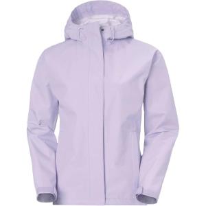 Helly Hansen Women’s Seven J Waterproof, Windproof, and Breathable Rain Jacket with Hood(697 Lilatech)