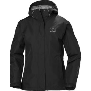 Helly Hansen Women’s Seven J Waterproof, Windproof, and Breathable Rain Jacket with Hood(990 Black)