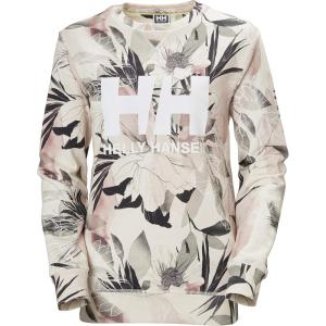 Helly-Hansen 34003 Women’s Logo Crew Sweat Shirt(034 Cream Esra Print)