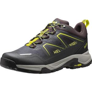 Helly-Hansen Cascade Low HT Men’s Waterproof Hiking Boots – Durable Outdoor Footwear, Lightweight, Comfortable Trail Boot(609 Storm/Sweet Lime)